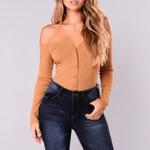 Off the shoulder bodysuit